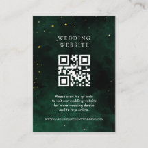 Qr Code Magical Dark Emerald Green