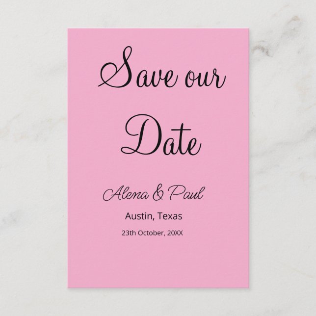 Cartão De Informações QR Salve Nossa Data adicionar photoname data preto (Frente)