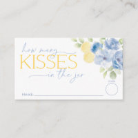 Quantos beijos Blue Lemon Bridal Shower