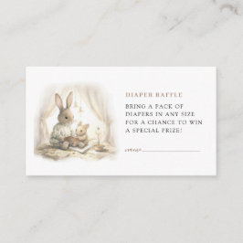 Cartão De Informações Que O Conto Comece Com O Chá de fraldas Neutro