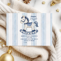 Raffle Chá de fraldas Cavalo Azul