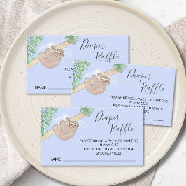 Cartão De Informações Raffle Chá de fraldas Fralda do Rapaz Lúpulo