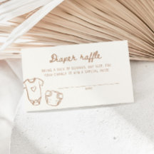 Raffle de Fralda Desenhado de Mão Tan