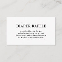 Raffle de Fralda Simples
