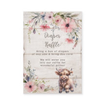 Raffle Fralda Adorável, Corta Floral de Vaca Highl