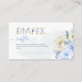 Cartão De Informações Raffle Rosa Azul Dusty do ArtsApp H2