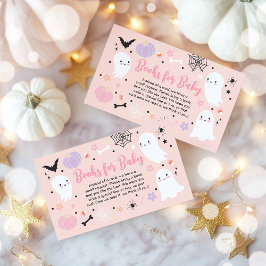 Cartão De Informações Rapariga Fantasma Pequeno Livro de Bebês do Hallow