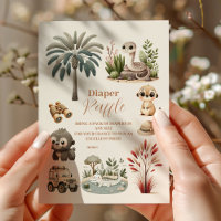 Rapper de Animais da Selva Tropical Safari