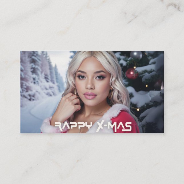 CARTÃO DE INFORMAÇÕES RAPPY X-MAS (Frente)