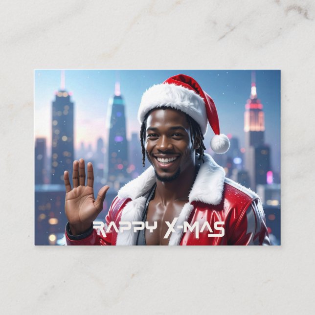 CARTÃO DE INFORMAÇÕES RAPPY X-MAS (Frente)