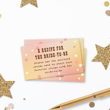 Receber Chá de panela de Estrelas de Pêssego Bonit