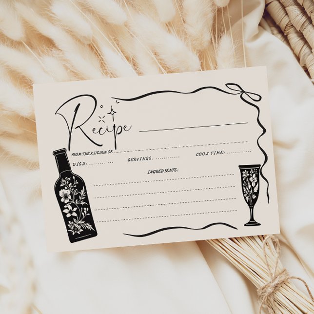 Cartão De Informações Receita de Chá de panela Ocidental (Criador carregado)