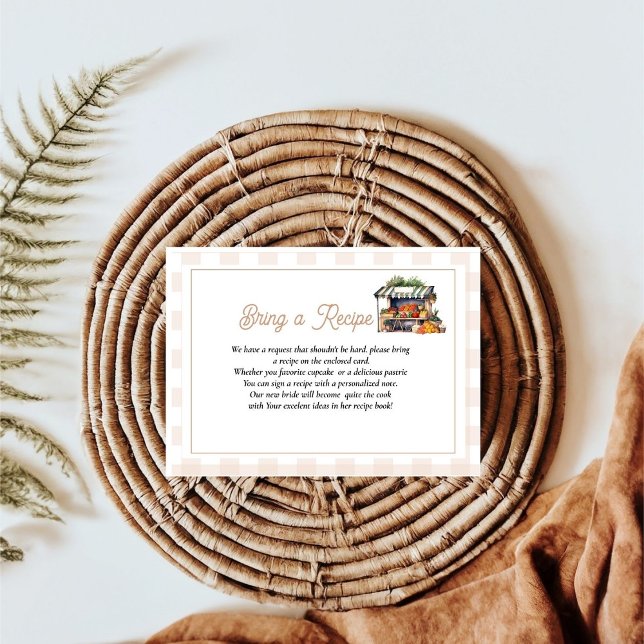 Cartão De Informações Recém-saído do Mercado Livro de receitas para a no (Criador carregado)