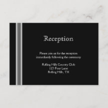 Recepção de Casamento Art Déco Preto e Branco com