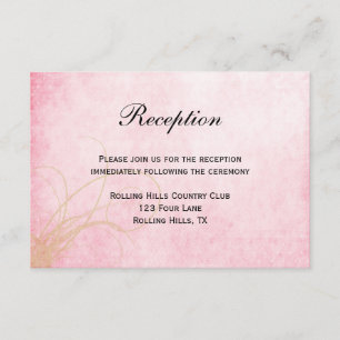 Cartão De Informações Recepção de Casamento com Aquarela de Beija-flor R