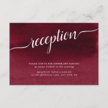 Recepção de Casamento com Aquarela em Borgonha