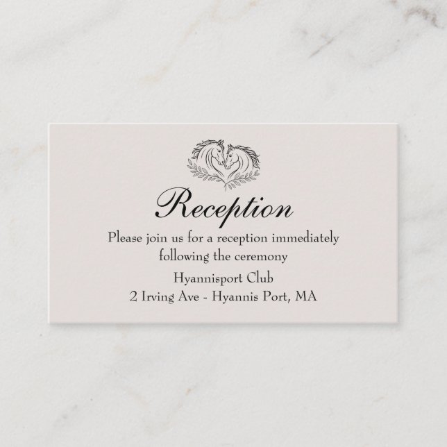 Cartão De Informações Recepção de Casamento Country Rústico Western (Frente)