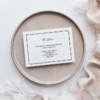 Recepção de casamento Moderna Elegante