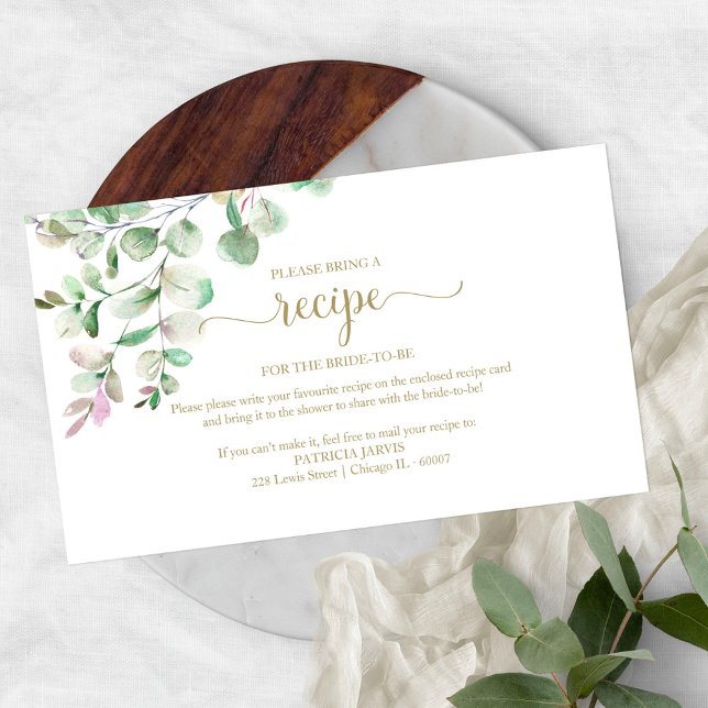 Cartão De Informações Recepção de Chá de panela Verde Gabinete C (Criador carregado)