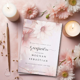 Cartão De Informações Recepción Margarita Rosa Rubor