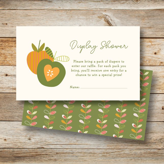 Cartão De Informações Receptáculo de Apresentação do Tema da Apple do Ch (Criador carregado)