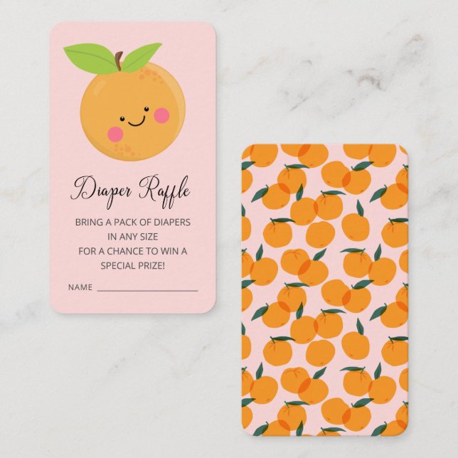 Cartão De Informações Receptáculo de Bilhete de Fralda Pequena (Frente/Verso)