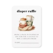 Receptáculo de Chá de fraldas de inverno elegante