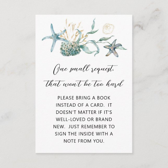 Cartão De Informações Receptáculo de solicitação de Chá de fraldas de ág (Frente)