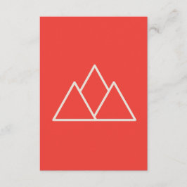 Cartão De Informações Red Abstract Wallpaper | Bold Minimalist Design