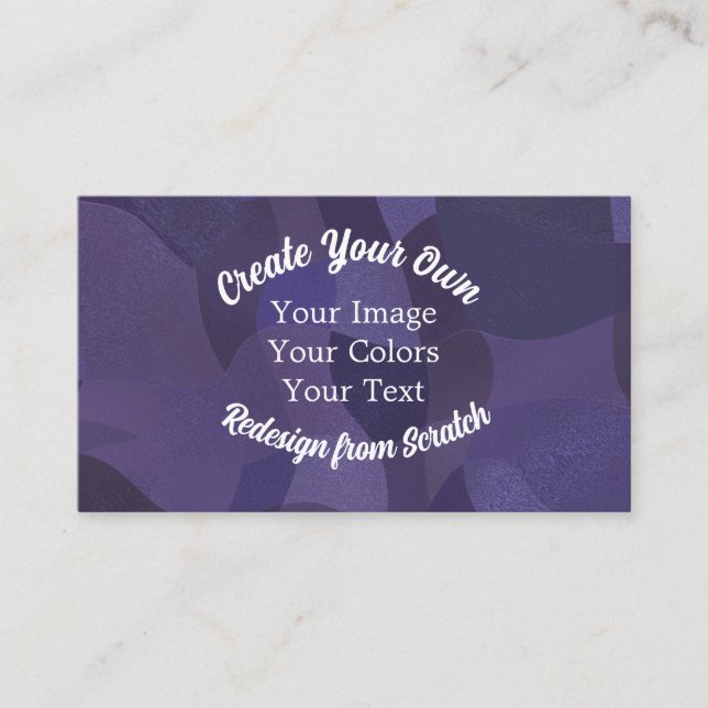 Cartão De Informações Redesign a partir do Arranque - Crie o seu (Frente)