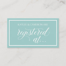 Registro de Casamento-Cartões Registrados - Turque