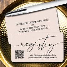 Registro de Casamento Código QR Moderno Simples Ca
