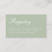 Registro de Casamento Sage Escrito Elegante Simple