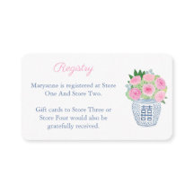 Registro De Chá de panela Azul E Rosa Do Marinho D