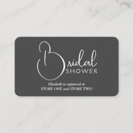 Cartão De Informações Registro de Chá de panela Moderno