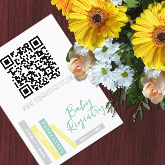 Cartão De Informações Registro de Chuvade Bebê de Livros (Criador carregado)