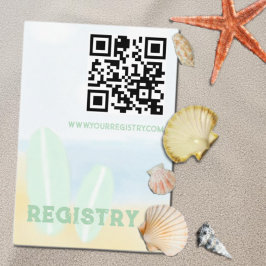 Cartão De Informações Registro de Chuvinha de Bebê Aquarela Bebê a Bordo