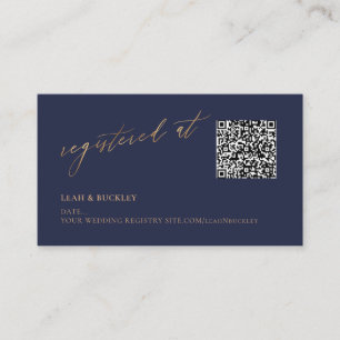 Cartão De Informações Registro de Código QR ArtsApp Caligrafia Dourada F