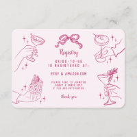 Registro de marca do coquetel cor-de-rosa Inserir