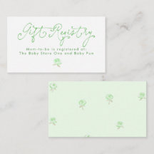 Registro de Presentes Florais Verde Caprichoso Min