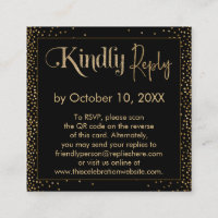 Responda gentilmente ao Código QR Festivo de Confe