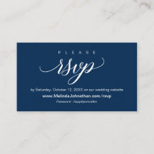 Resposta online do site RSVP, casamento