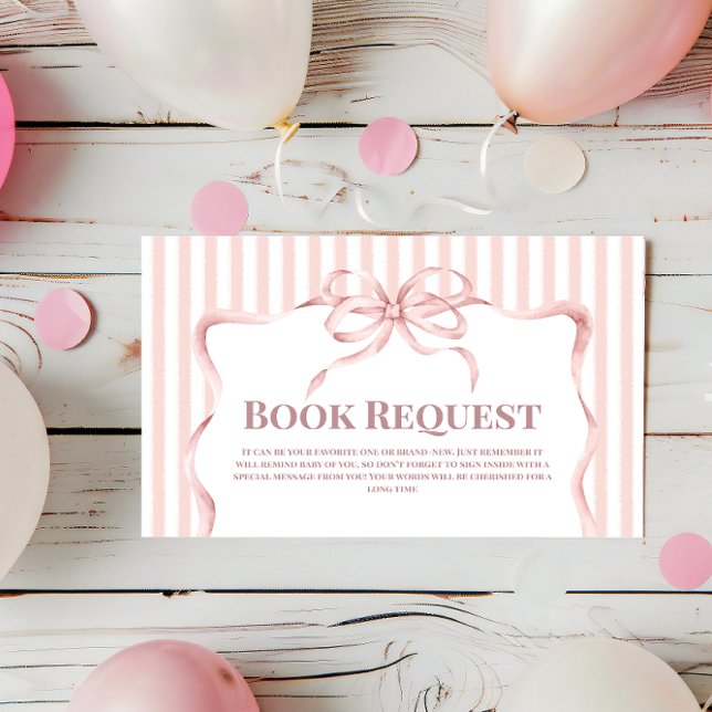 Cartão De Informações Retro Cafe Bebe Girl Coffee Book for Baby Shower (Criador carregado)