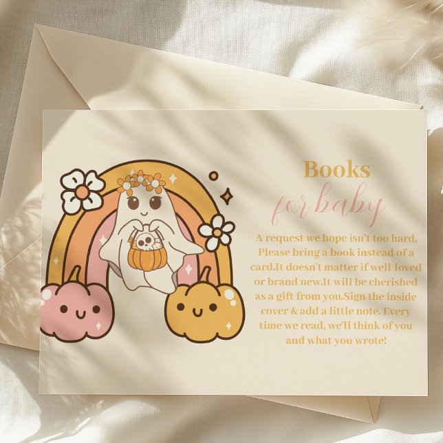 Cartão De Informações Retro Grooven Halloween Pequenos Livros para Bebê (Criador carregado)