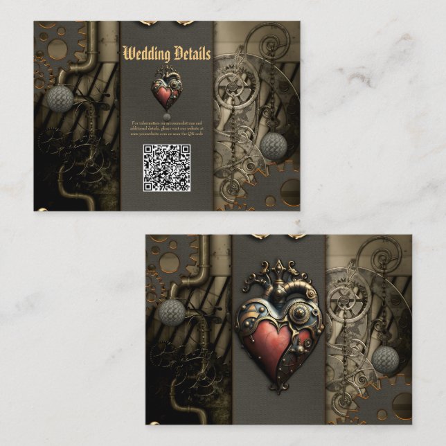 Cartão De Informações Romantismo em rodas e tubos a alma do boi (Frente/Verso)