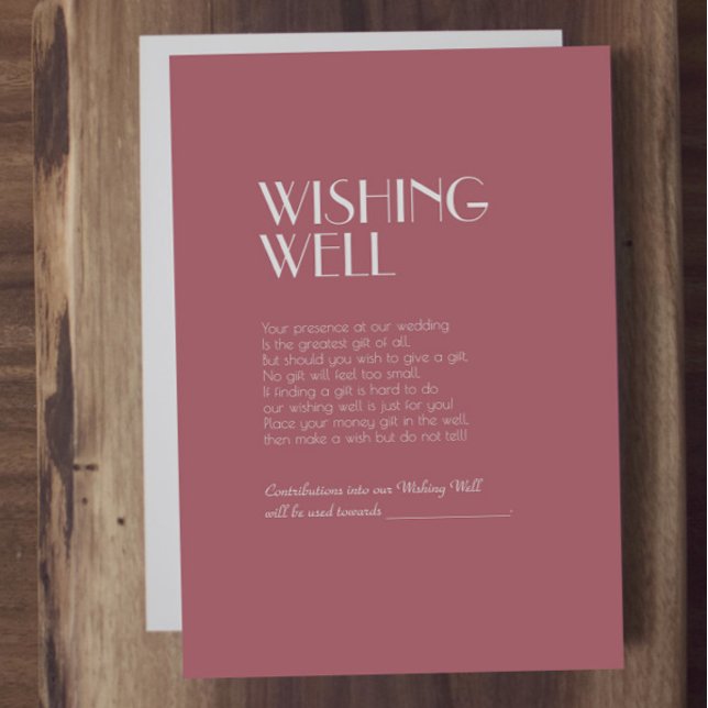 Cartão De Informações Rosa Garden | Rosa Dark Wishing Bem (Criador carregado)