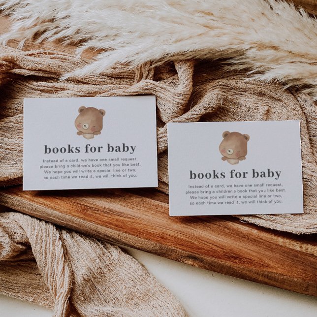 Cartão De Informações Rosto de Urso Aquarela (Criador carregado)