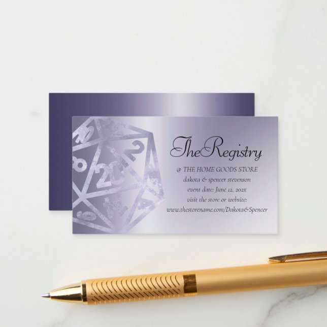 Cartão De Informações RPG Luxe | Registro de Jogadores de Mesa Fantasia  (Frente/Verso In Situ)