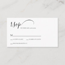 RSVP de Casamento de Script Simples
