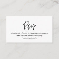 RSVP online, website de casamento, lembrete de sen